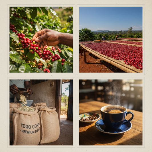 The Coffee Bean's Journey: From Togolese Soil to Your Cup (A Visual Story)