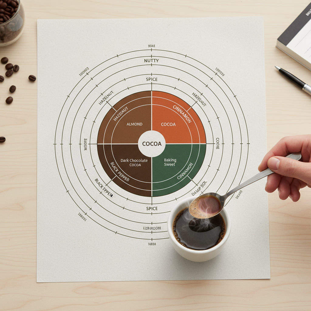 The Coffee Tasting Wheel: How to Identify Robusta's Unique Flavor Notes