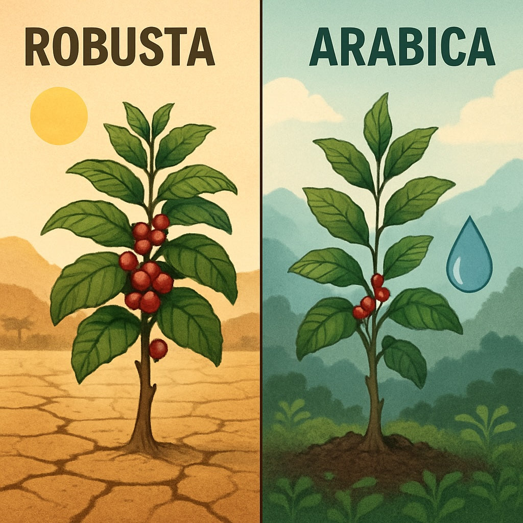 The Environmental Footprint of Coffee: Comparing Robusta and Arabica