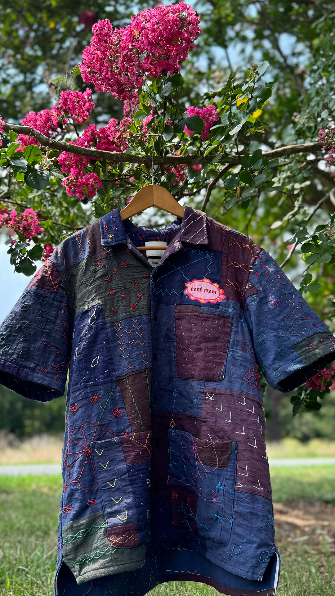 "Pas De Pluie Pas De Fleurs" Gardening Shirt (Café Itadi + BOBBY JOSEPH®)